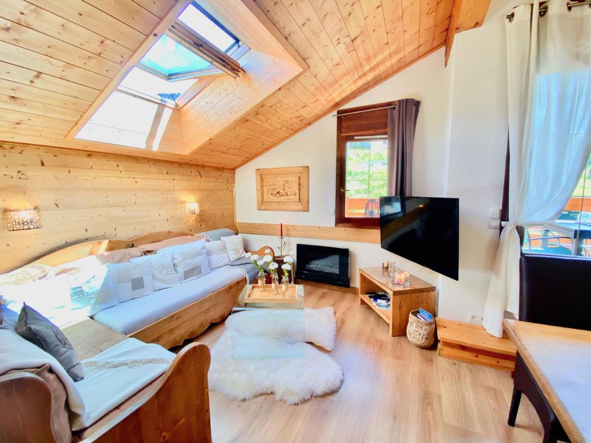 Апартаменты Appt 3Ch, Au Pied Des Pistes A La Deco Soignee Флюме Экстерьер фото